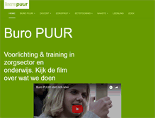 Tablet Screenshot of buropuur.nl
